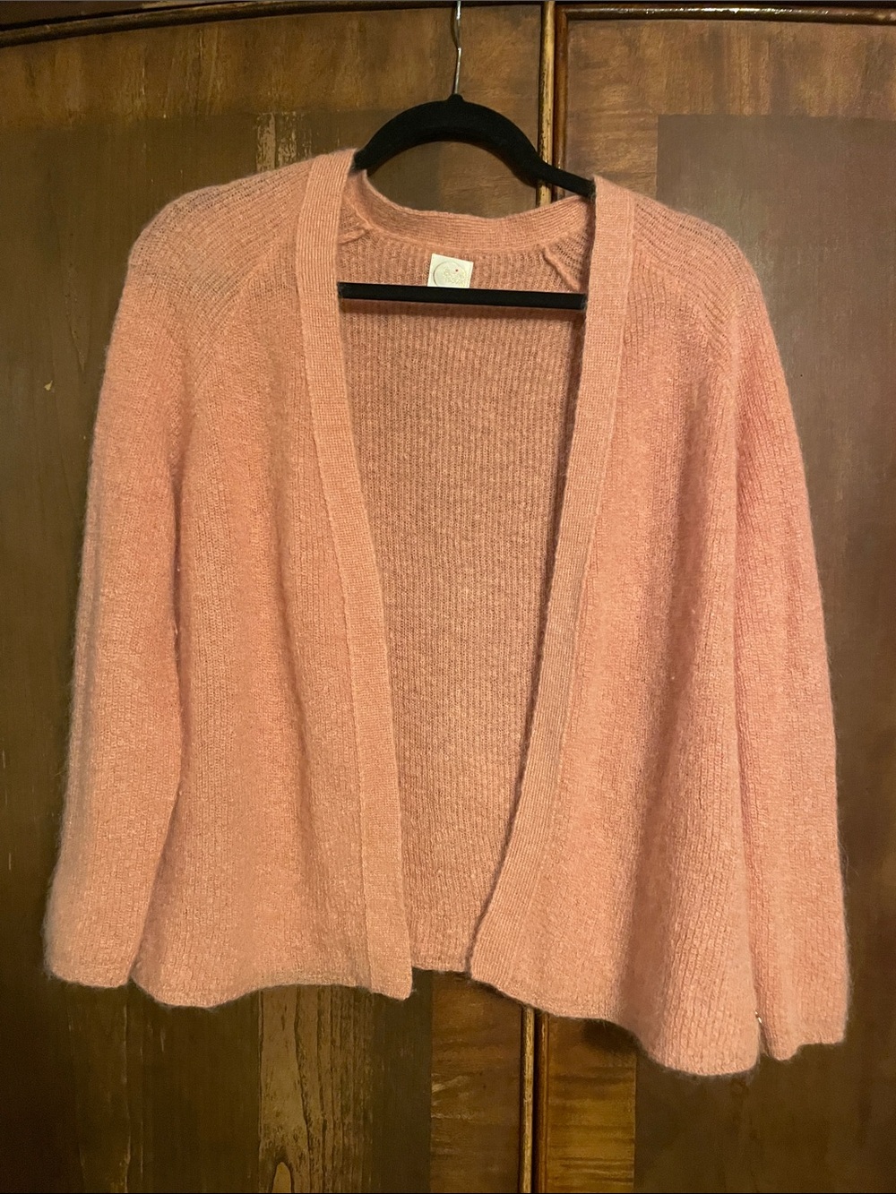 Des Petits Hauts sweater open front cardigan mohair blend size S